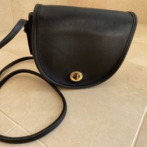 Coach Crossbody Saddle Bag in Black